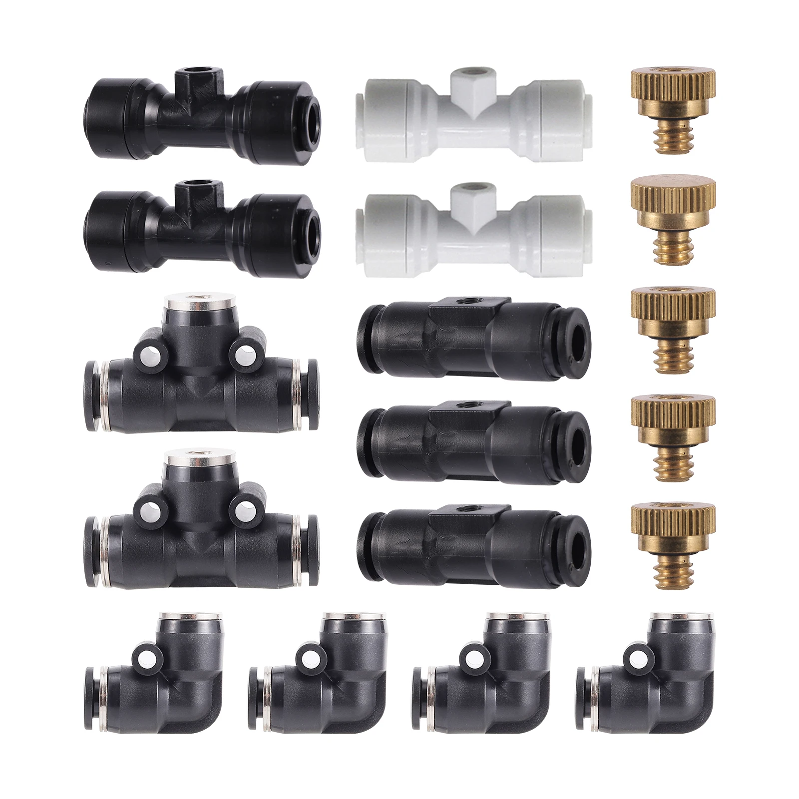 10Pcs Metal Misting Nozzle 1/4