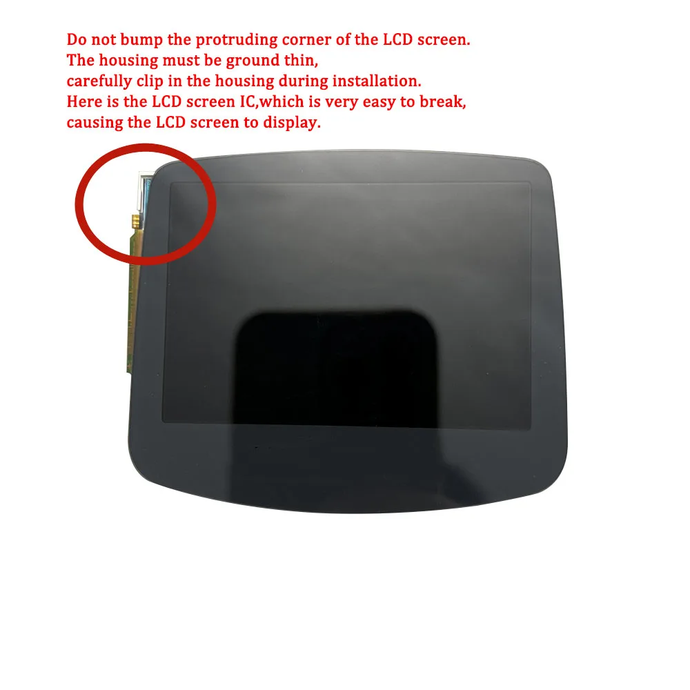 Kit layar LCD kecerahan tinggi IPS 3.0 inci baru dengan cangkang perumahan berkualitas tinggi untuk Gameboy Advance GBA, tidak perlu memotong cangkang