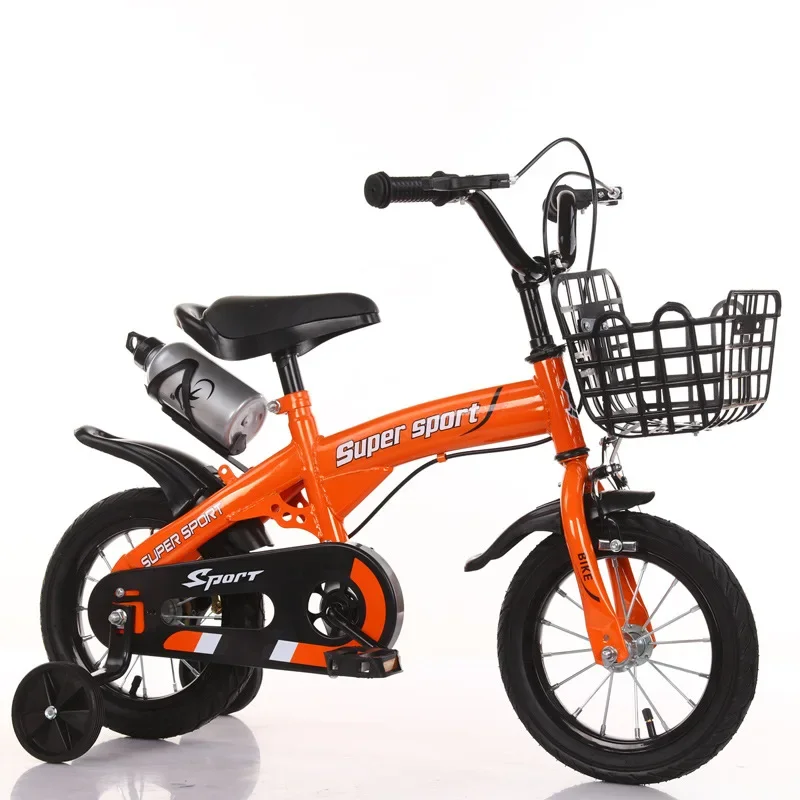 Cycling City Ch ildren Bicycle Boy 12-18 Inch Flash Wheel Bicycle 2-9 Years Old Baby Adjustable Bicycle