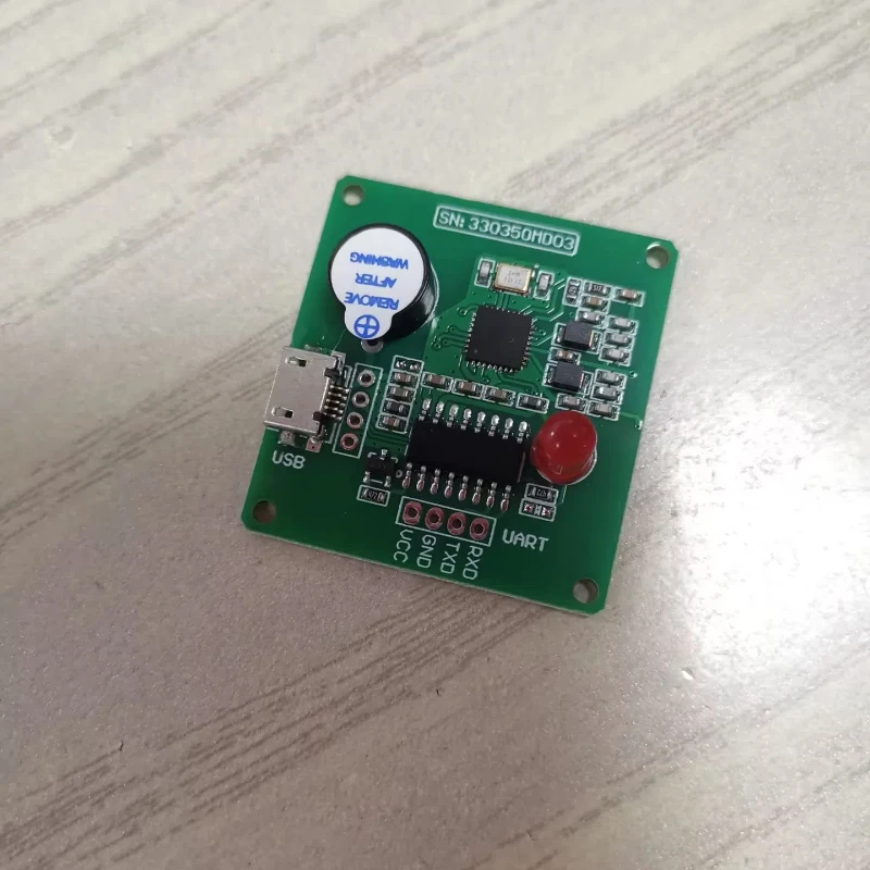 Lector de tarjetas RFID IC, placa electrónica RF, módulo Lector de tarjetas, controlador USB, alta frecuencia, 13,56 MHz
