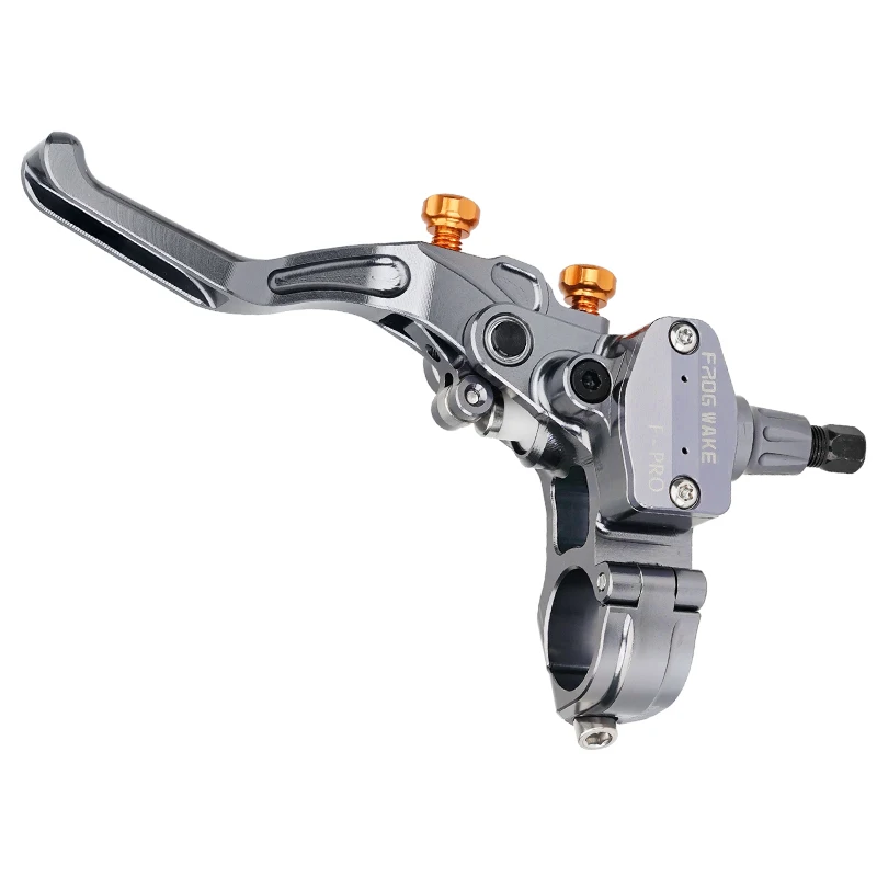 AliExpress JSHOU BIKE FROG WAKE F-PRO Gold / Silver / Grey / Black 4-piston hydraulic disc brake kit Split type for SURRON LIGHT BEE,MTB,motorcycle