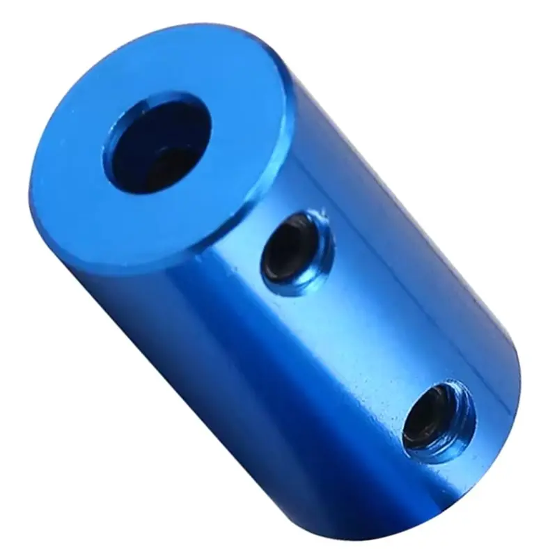 Alloy Shaft Coupling 10Pcs Rigid Stepper Motor Wheel Coupler Joint Connector For DIY For Car Boat Airplane 3D Printers 5Mm
