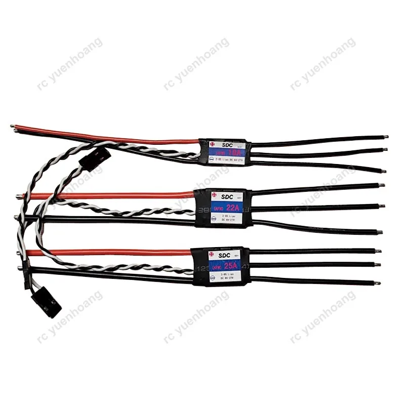 1PCS 2S-6S One-way/Two-way Brushless Sensorless ESC AFW 18A 22A 25A Speed Controller for Multi Rotor Quadcopter Model Aircraft