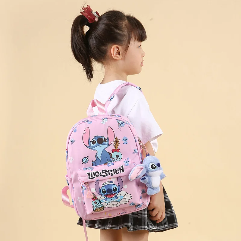 

Disney New Stitch Kids Backpack Exquisite Cartoon Children's Backpack Lightweight Stylish Kindergarten School Bag