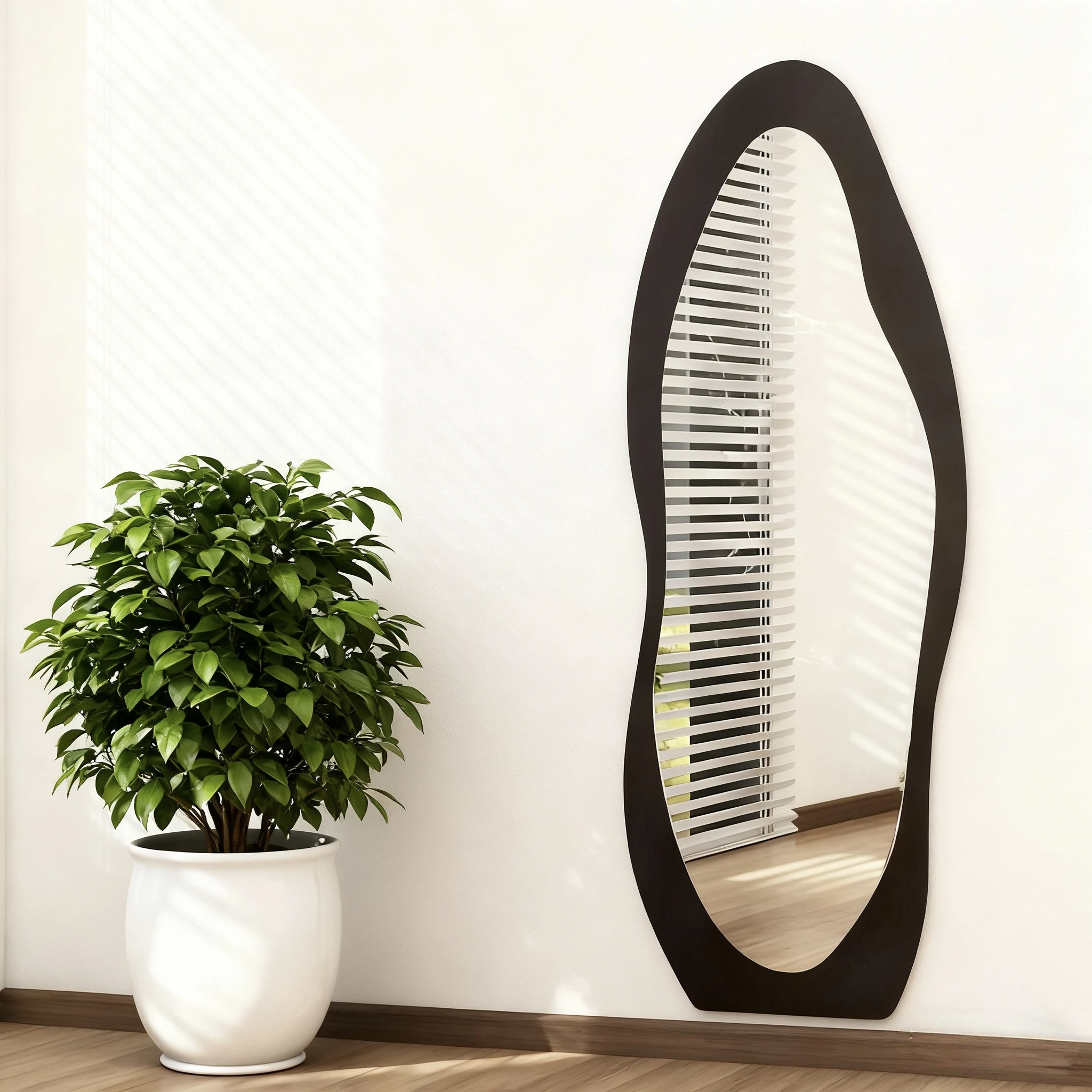 Modern Full Length Floor Mirror Decorative Vanity Mirror Suitable For Bedroom Living Room Home Interior Decoration - view 5