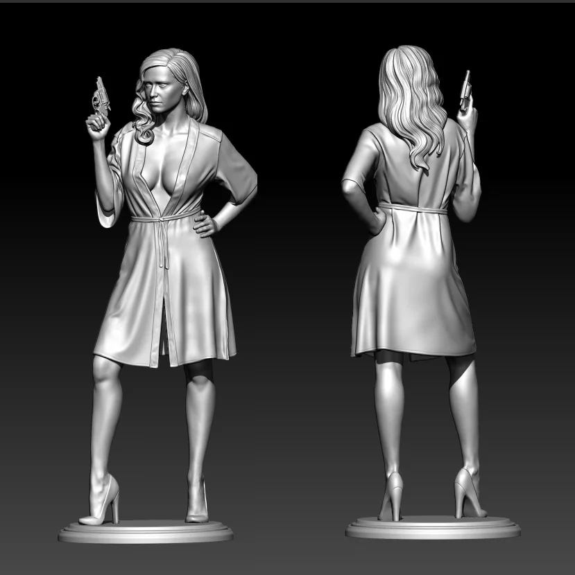 

1/24 75mm 1/18 100mm Resin Model Kits Movie Female Keller Figure Sculpture Unpainted No Color RW-1026