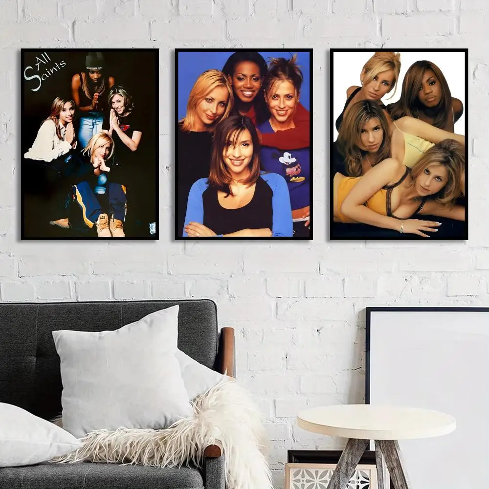 Poster Aesthetic HD Poster, Self-adhesive Wall Art Print, Modern Home Decor, Room Decoration Gift Idea Girl Group A-All Saints-s