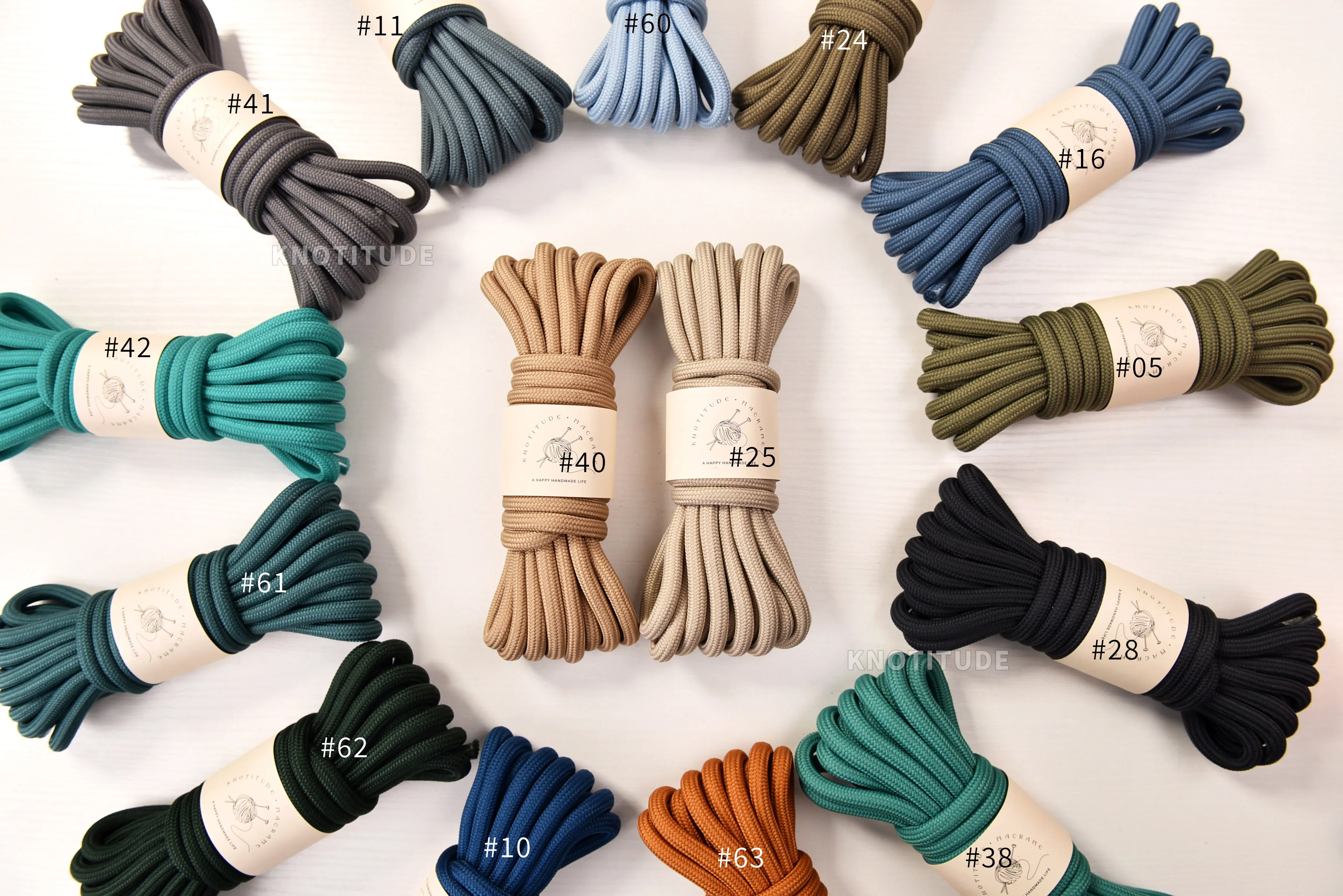 البوليستر جديلة الحبل 5 متر مقود الحيوانات الأليفة حبل أمان في الهواء الطلق سميكة مكرامية الحبل لصنع الحقائب والإكسسوارات اليدوية ذاتية الصنع/8 مللي متر #4