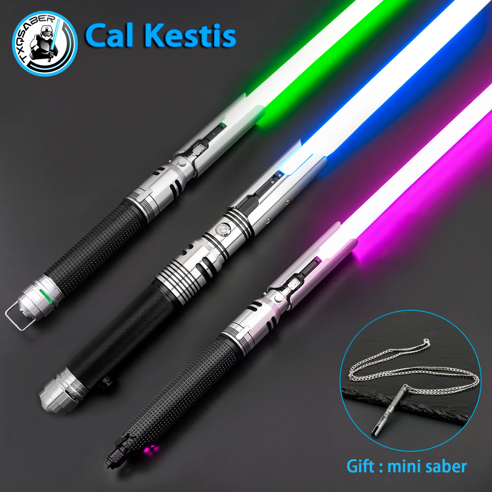 

Cal Kestis EP4 EP3 TXQSTUDIO 2025 Новый световой меч для взрослых, игрушки для косплея, металлическая рукоять с ремешком, бластер, лазерный меч, изменение цвета
