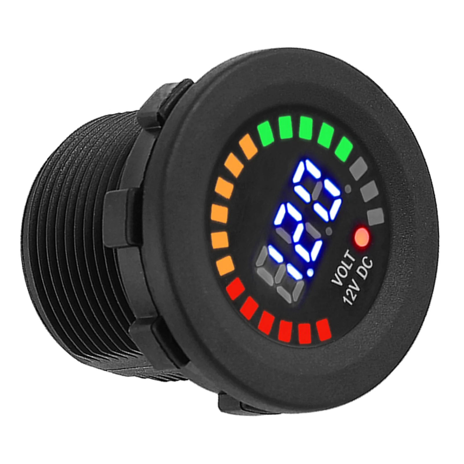 LED Display Voltmeter 12 V Motorcycle Car LED Digital Display Voltmeter Waterproof Voltage Volt Meter Gauge Black New Volt Meter