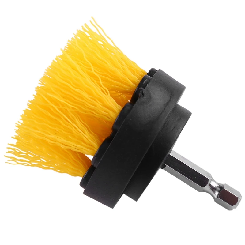 SEWS-3Pcs Eletric Drill Brush Tile Grout Power Scrubber Cleaning Tub Cleaner Combo Tool For Power Tools