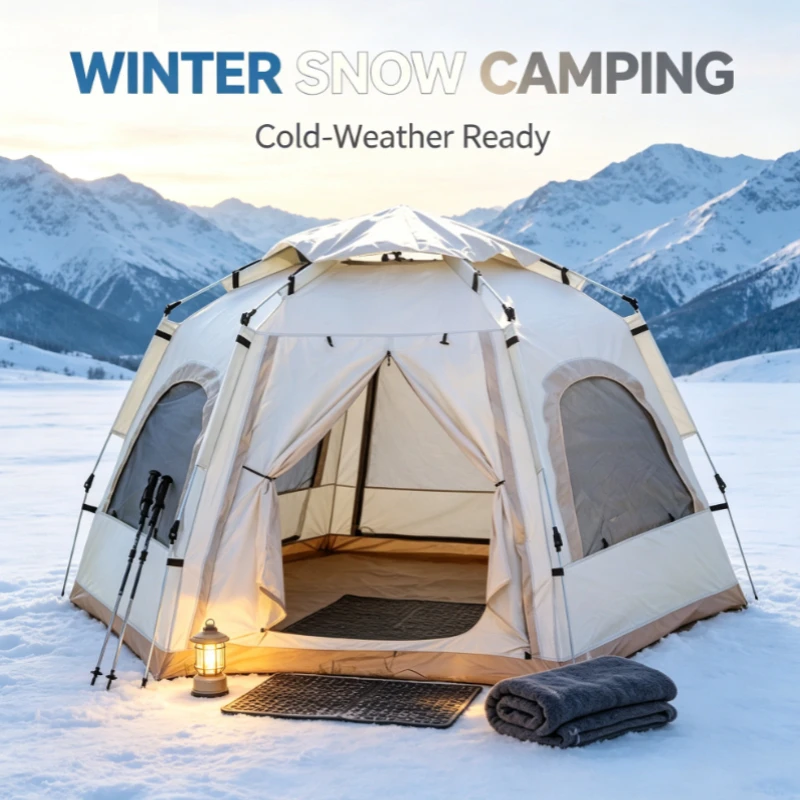 Carpa de Camping Hexagonal Bla - Outdoor Adventure Uva reseña y precio