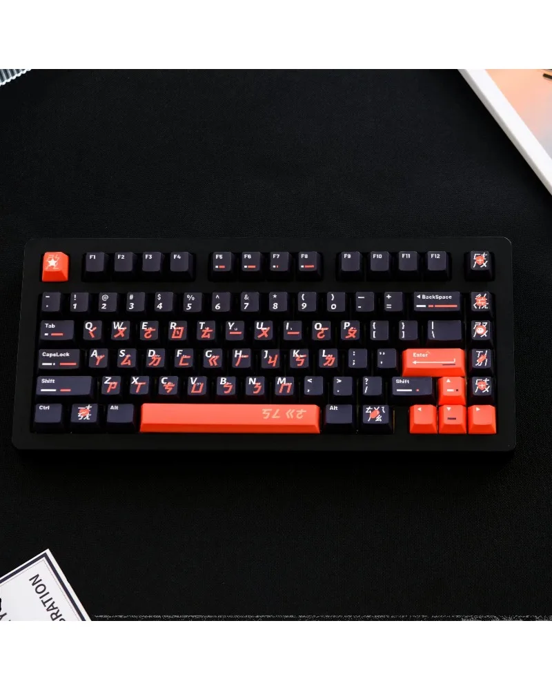 Phonetic keycap 151 key PBT material Original factory highly sublimation process Suitable for a variety of mechanical keyboards