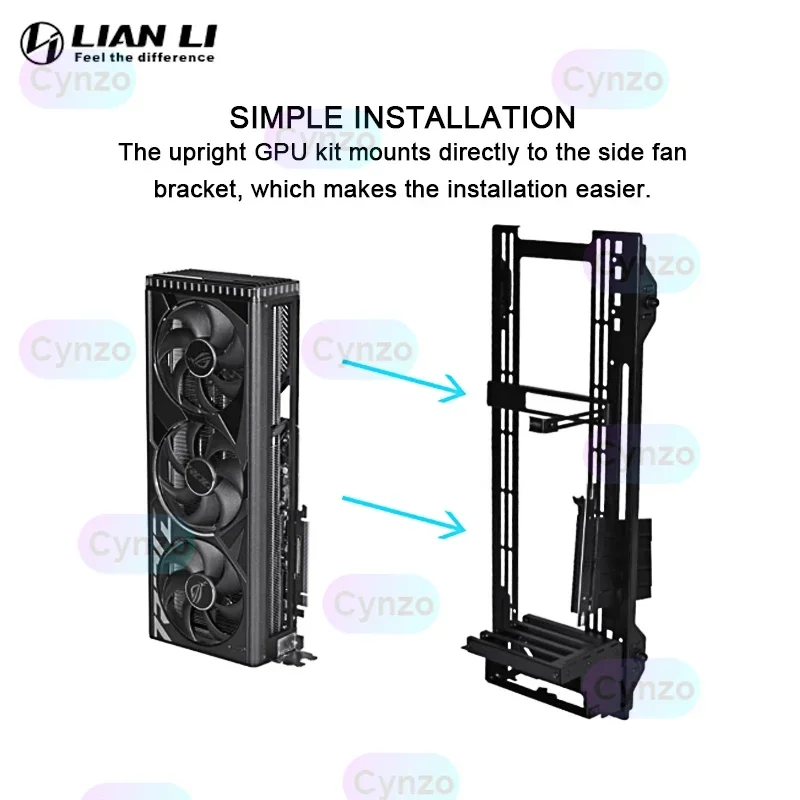 Lian Li Upright Mounting Graphics Card Bracket for O11D EVO XL,40 Series GPU Holder Support Vertical