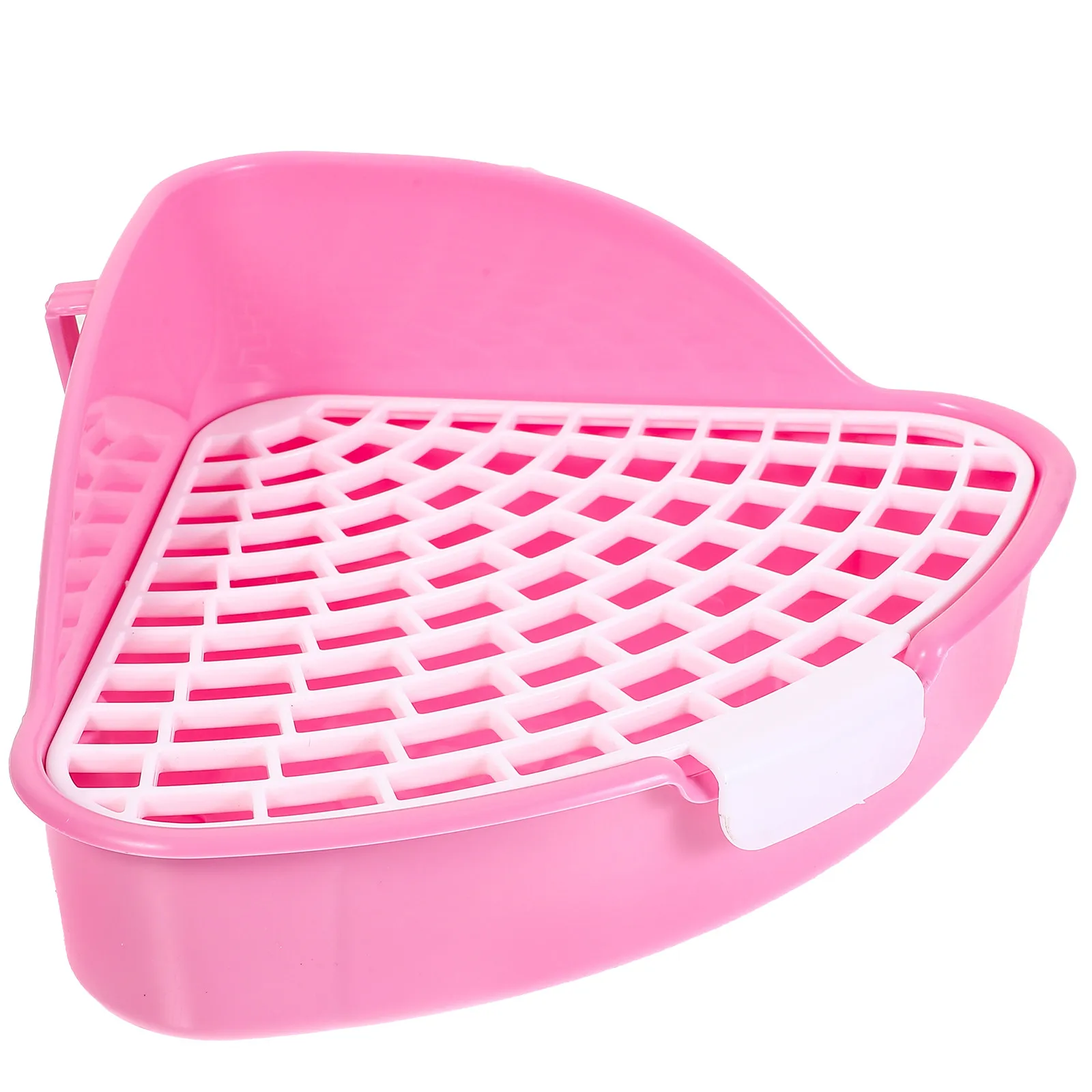 Heavy Duty Small Pet Toilet Rabbit Litter Box Chinchilla Potty Bunny Training Corner Hamster Guinea Pig Rat Hedgehog Litter Tray