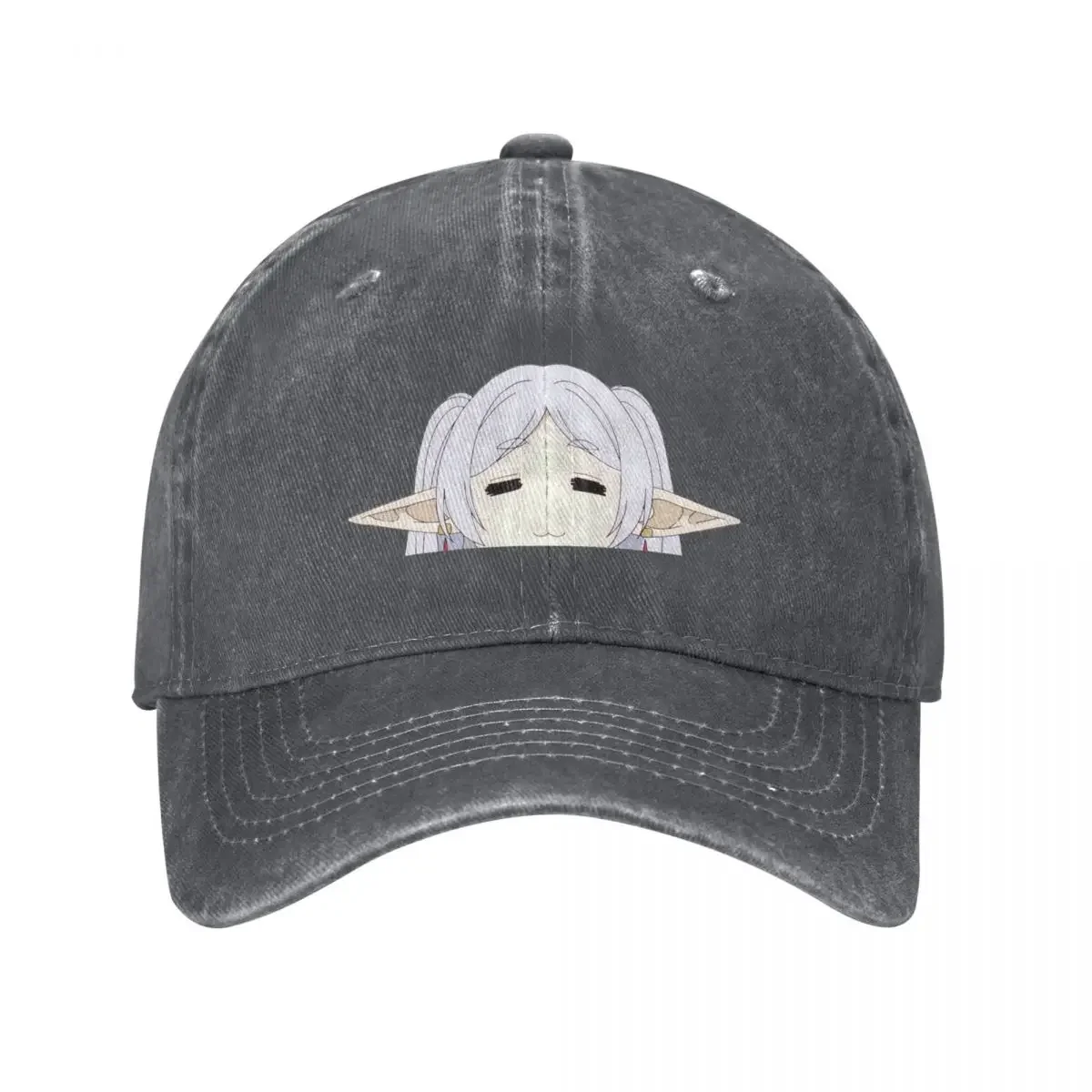 

Frieren - フリーレン Funny face - Peeker Baseball Cap sun caps Vintage Men Caps Women's