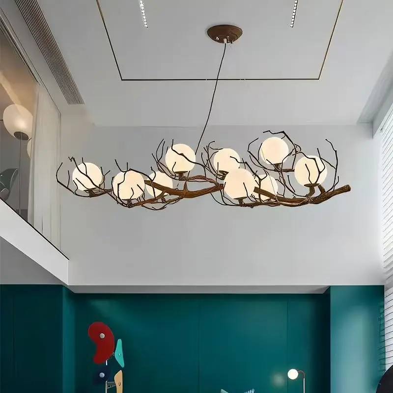 

Song Style Aesthetic Branch Chandelier Energy-Saving Luxury Light for Restaurant Home Homestay Artistic Lighting Fixtures