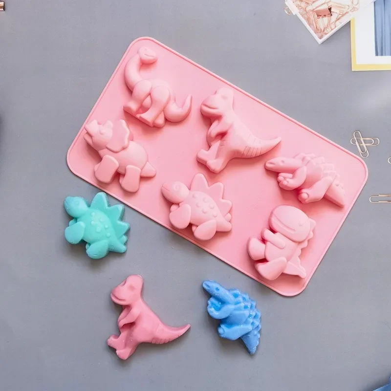 

DIY Dinosaur Creative Silicone Mould 3D Stereoscopic Easter 3D Dinosaurs Shape Silicone Cake Chocolate DIY Handmade Baking