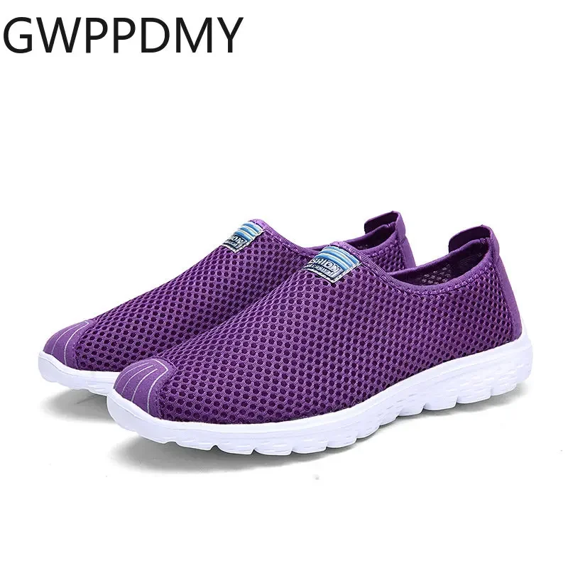 أزياء الرجال تنفس ضوء الذكور شبكة المتسكعون زوجين عارضة أحذية مشي مريحة جديد الرجال المدربين رجل إمرأة أحذية رياضية