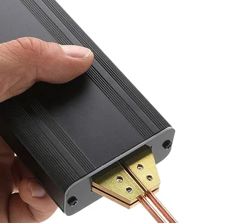 DIY Mini Spot Welder Dapat Disesuaikan Portabel Genggam 5 Gear Spot Welding Mesin Mengisi Baterai Lithium Spot Welding