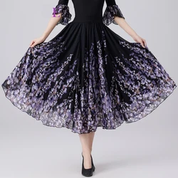 Ballroom Dance Skirt Women Waltz Standard Competition Clothes Tango Stage Performance Wear Female Practice Costume Dancewear 696