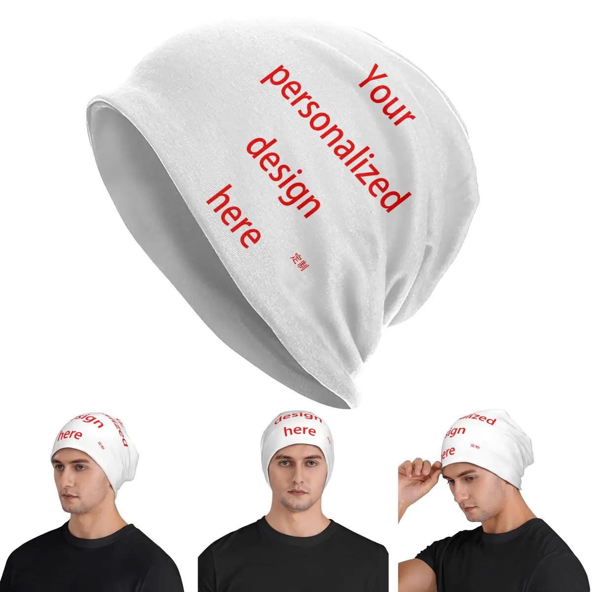

Customized Custom Warm Knitted Cap Fashion Bonnet Hat Autumn Winter Outdoor Beanies Hats for Men Women Adult