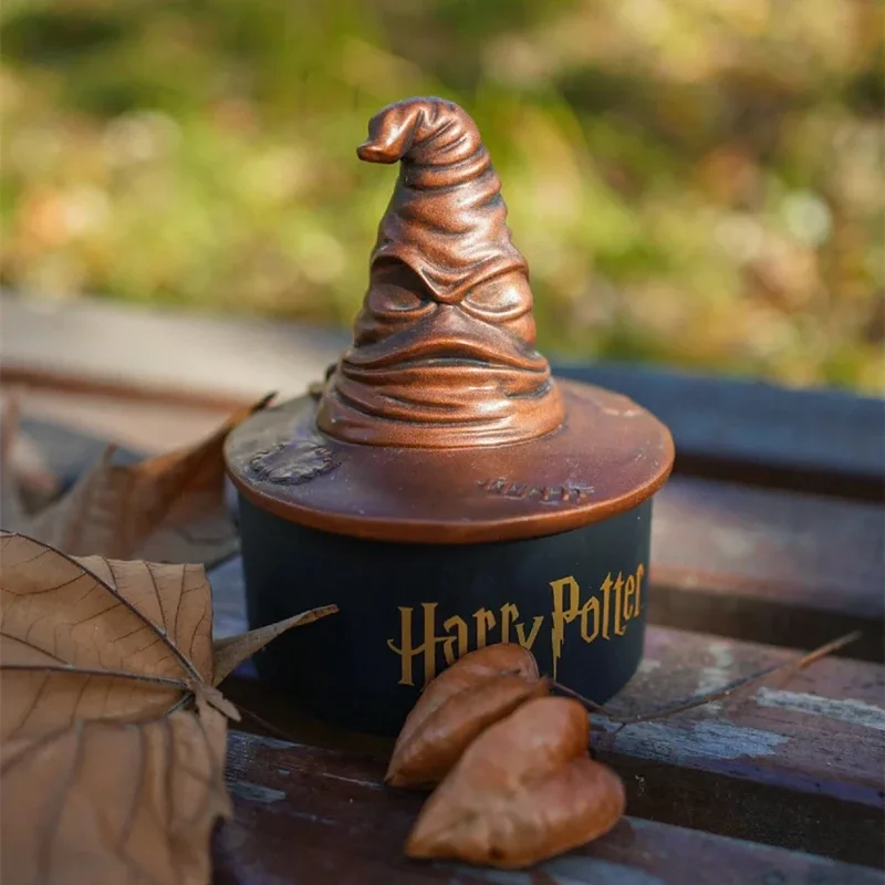 MINISO Harry James Potter Sorting Hat Storage Box Movie Peripheral Desktop Sorting Box Children's Toy Model Birthday Gift