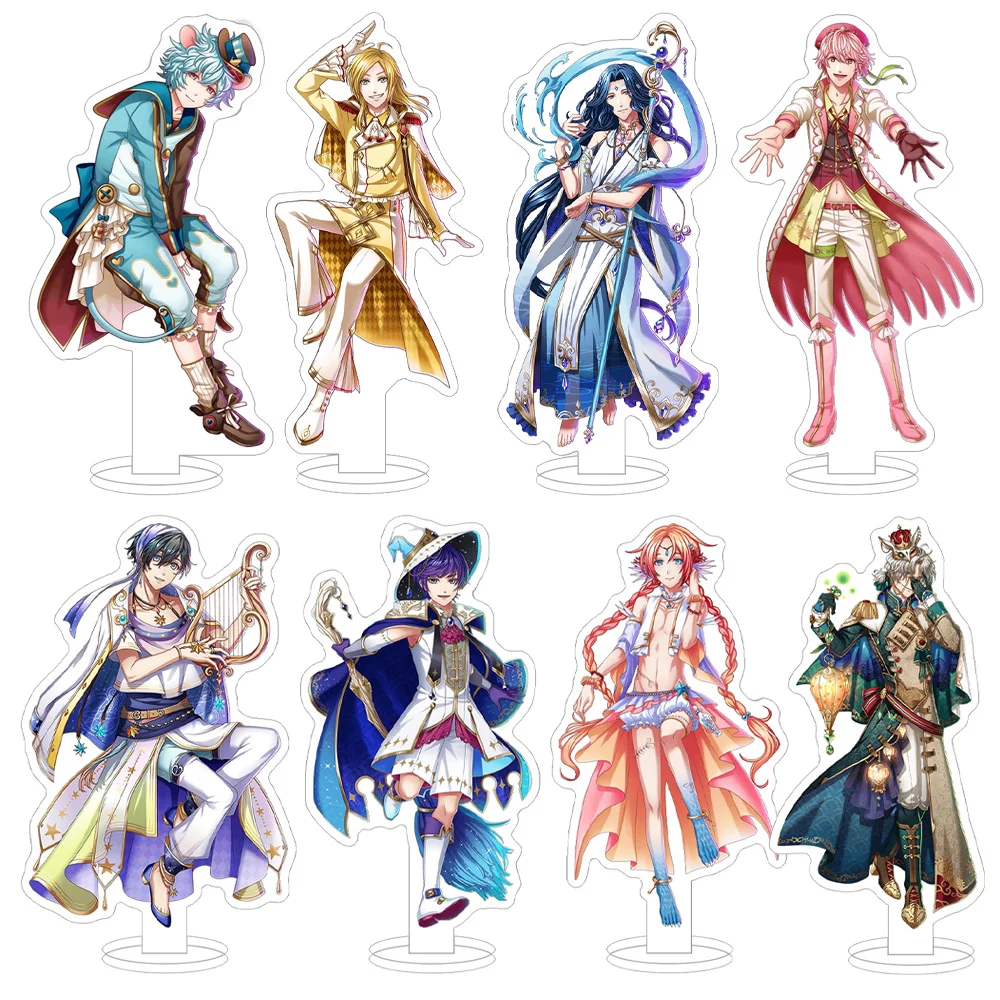 Yume 100 personaje Will Banri Capita Shao Julius Raven Gerber Lyon Nepenthes Dion Saiga figura de Anime soporte acrílico adorno de escritorio