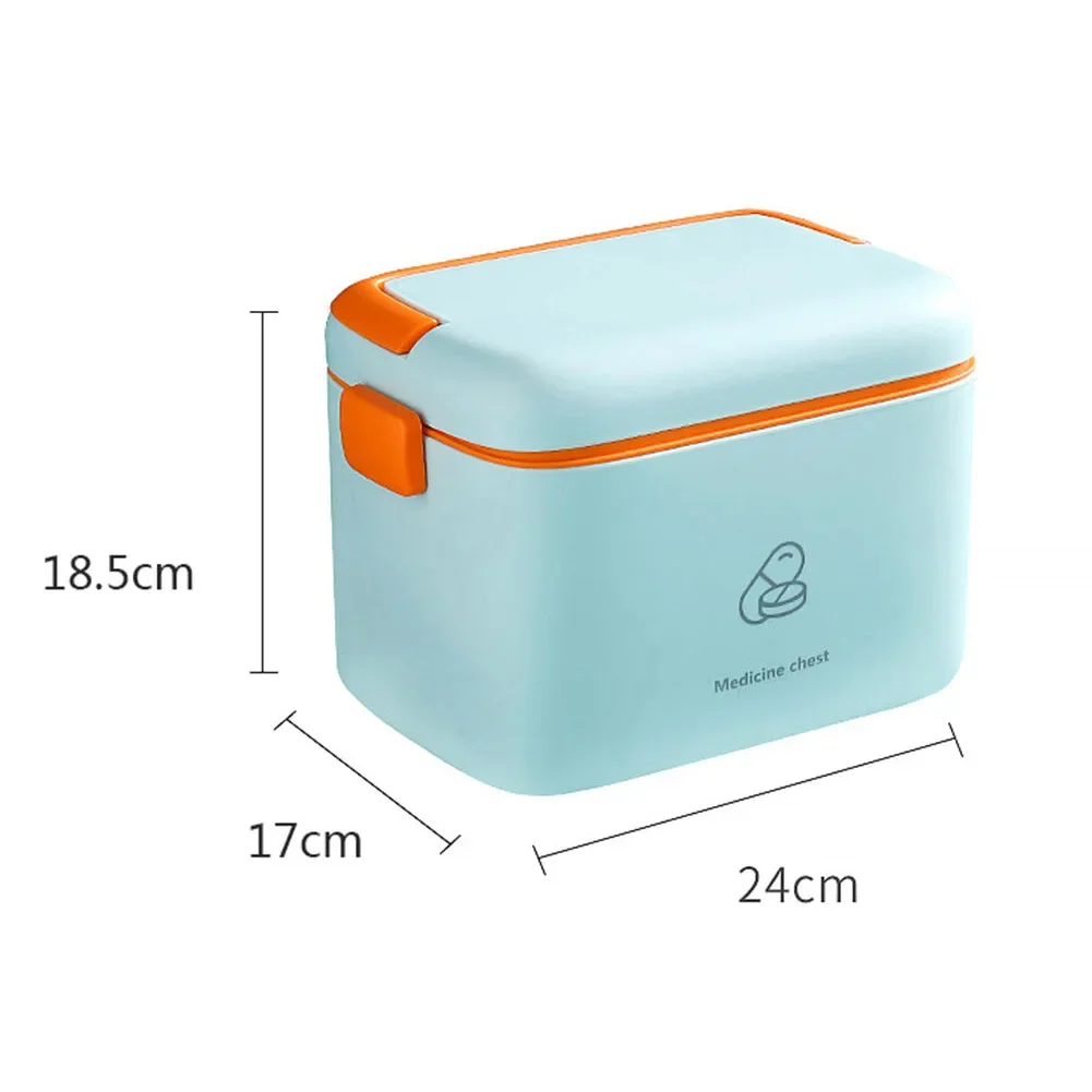 Aid Kit Pill Storage Containers Multilayer Household Storage Bin Large-Capacity Organizer Emergency  Box