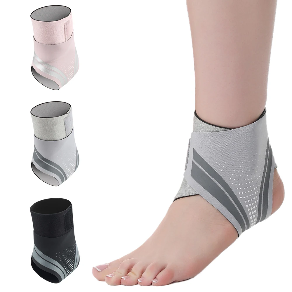 1 Stück verstellbare Knöchelbandage für Herren – Premium atmungsaktive und elastische Knöchelbandagen-Stützhülse für Sportschutz, Arthritis