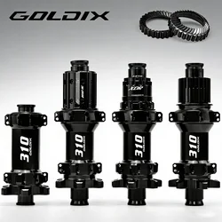 GOLDIX GDR310 Hub Road Bike 28H Six nails Disc Brake Ratchet 36T 60T Front 100x12 Rear 142x12mm Ultra Light Ratchet Road Hub