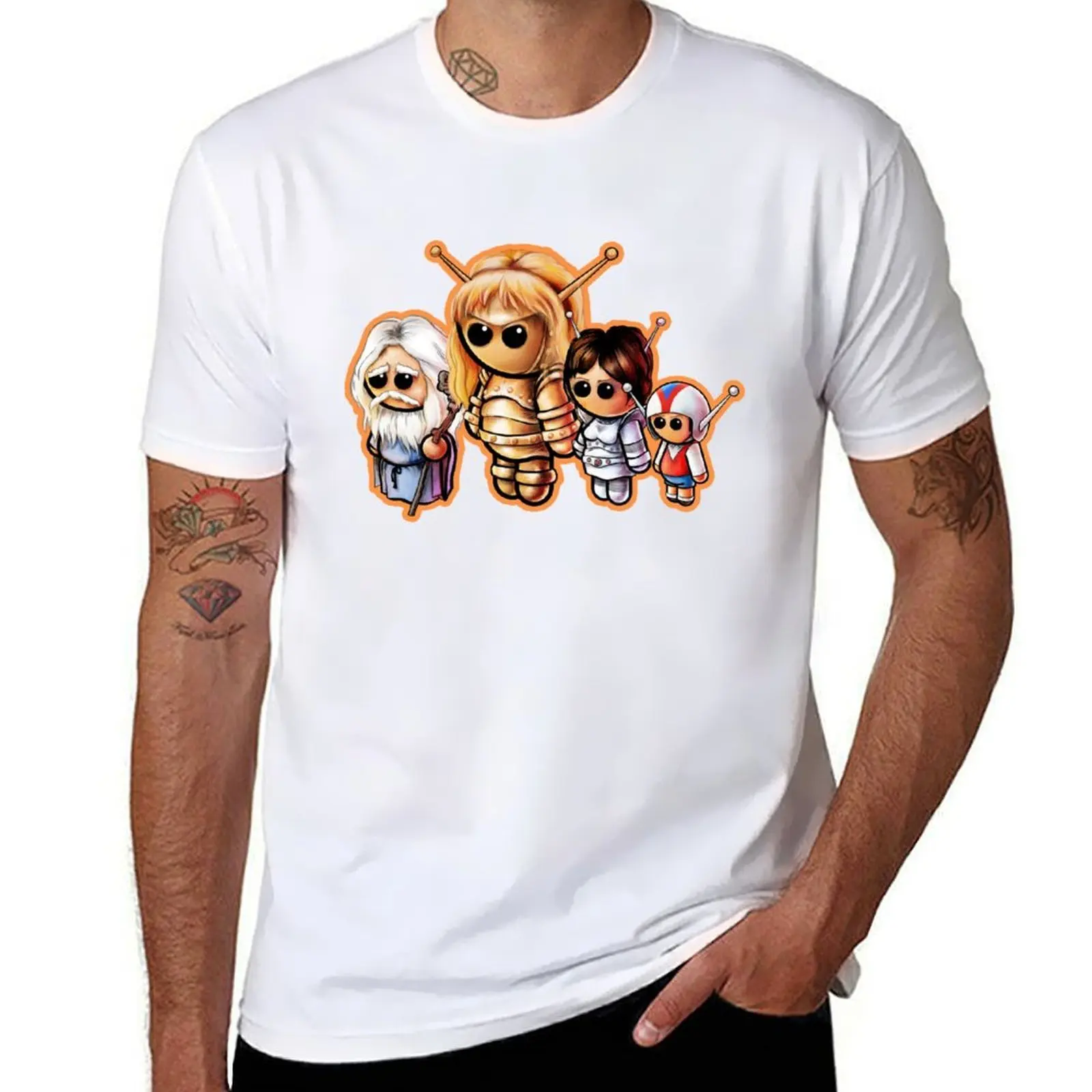 

SPACE GIANTS HAPPY FAMILY Pooterbellies DIE CUT T-Shirt t shirt man cotton t shirt men 100% cotton luxury brand T-shirt