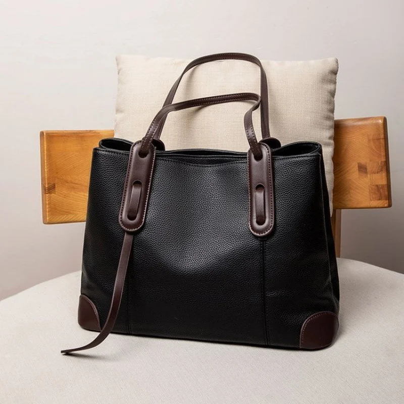 

Модная роскошная брендовая кожаная женская сумка на плечо, известная дизайнерская элегантная классическая повседневная сумка с изысканными деталями ​