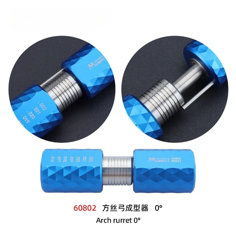 Blue Square Wire Bow Shaper Adjustable Orthodontics Tool Without Torque All Steel High Precision
