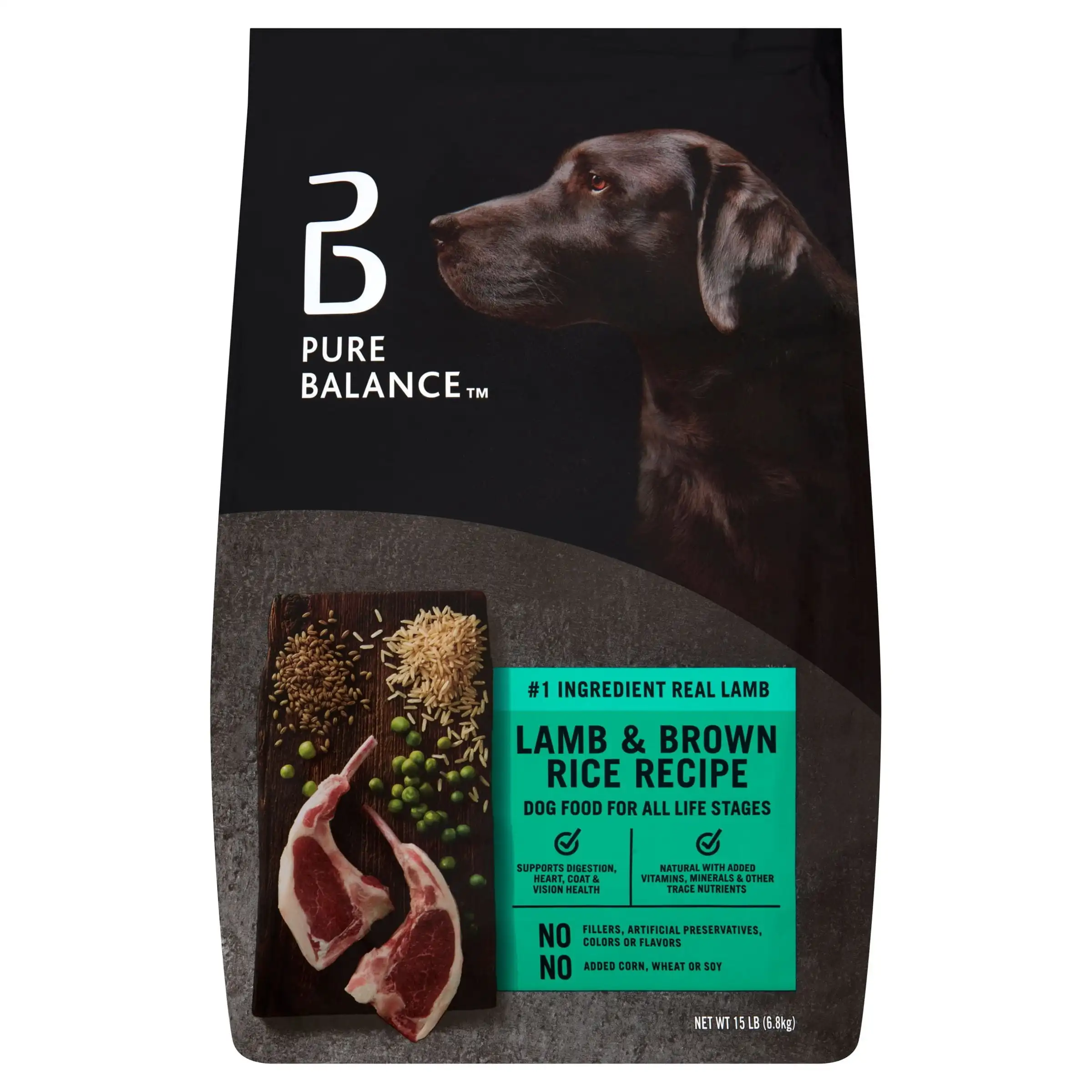 

Lamb & Brown Rice Recipe Dry Dog Food, 15 lbs