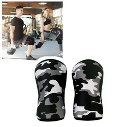 1Pc 7mm Neoprene Knee Sleeves Women Men Teens Sports Kneepad Compression Weightlifting Pressured Crossfit Training Knee Support