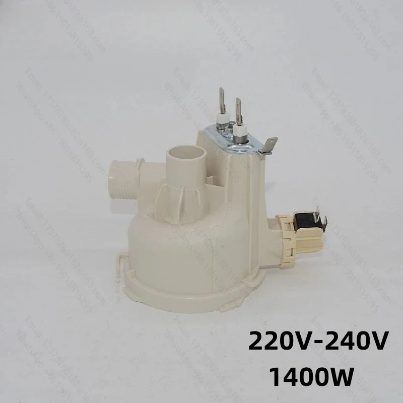 Conjunto de bomba y elemento calefactor para lavavajillas YBW50-2E YBW50-ZE 220v 1400w, tubo calefactor de cabezal de bomba, piezas de repuesto