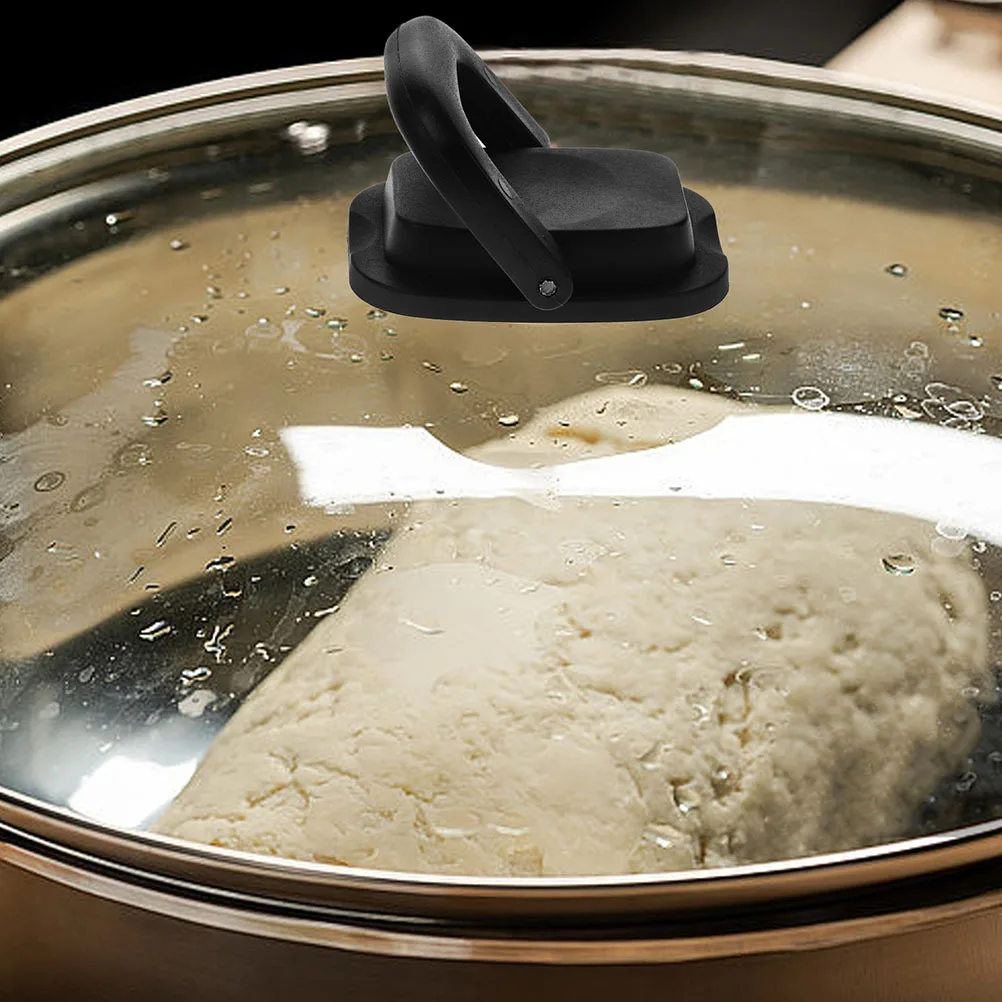 

2Pcs Universal Pot Lid Handles Heatresistant Foldable Design PP Material Easy Installation Accessory Pot Lid Handle