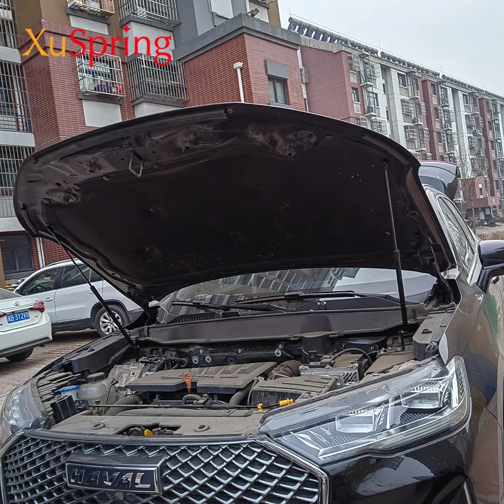 Front Hood Gas Struts Shock Absorber Lift Supports Car Styling Accessories For Haval H6 2021 2022 2023 2024 3th