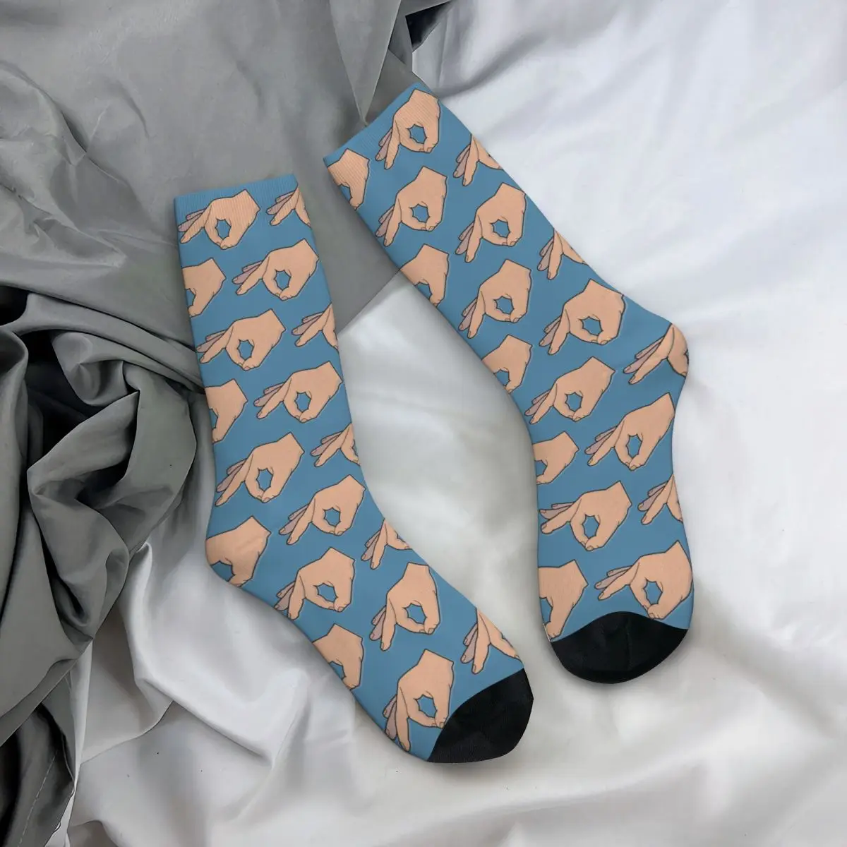 All Seasons Crew Stockings Circle Game Socks Fashion Long Socks for Men Women Gifts