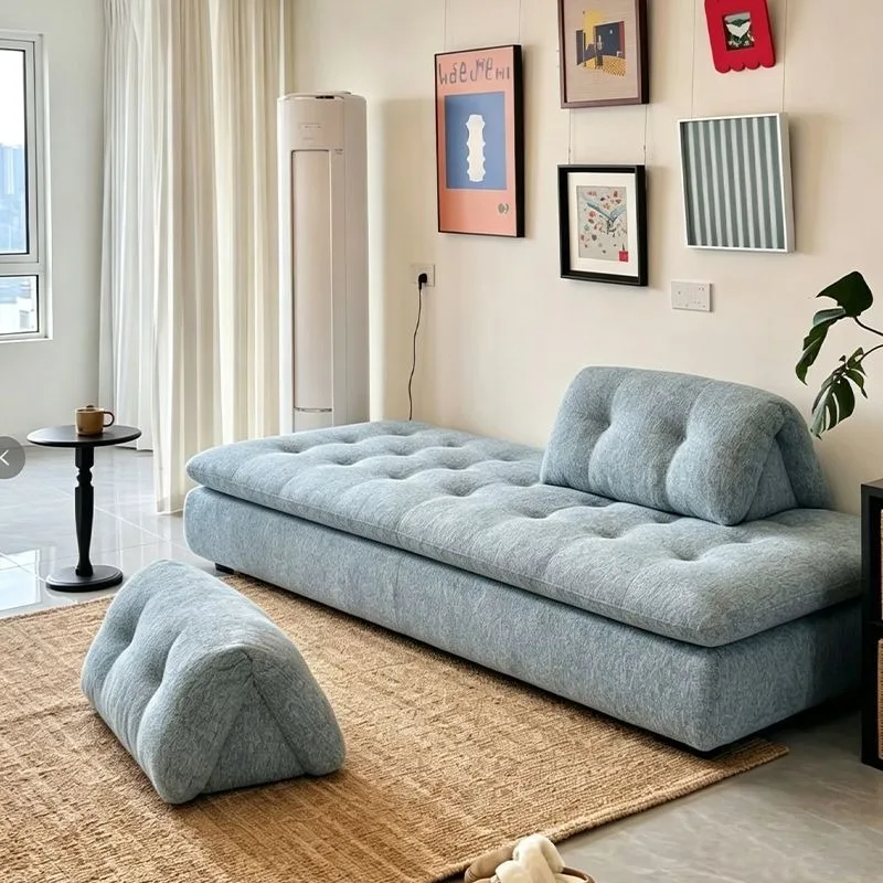 Sofa bed Home living room Simple light luxury straight sofa