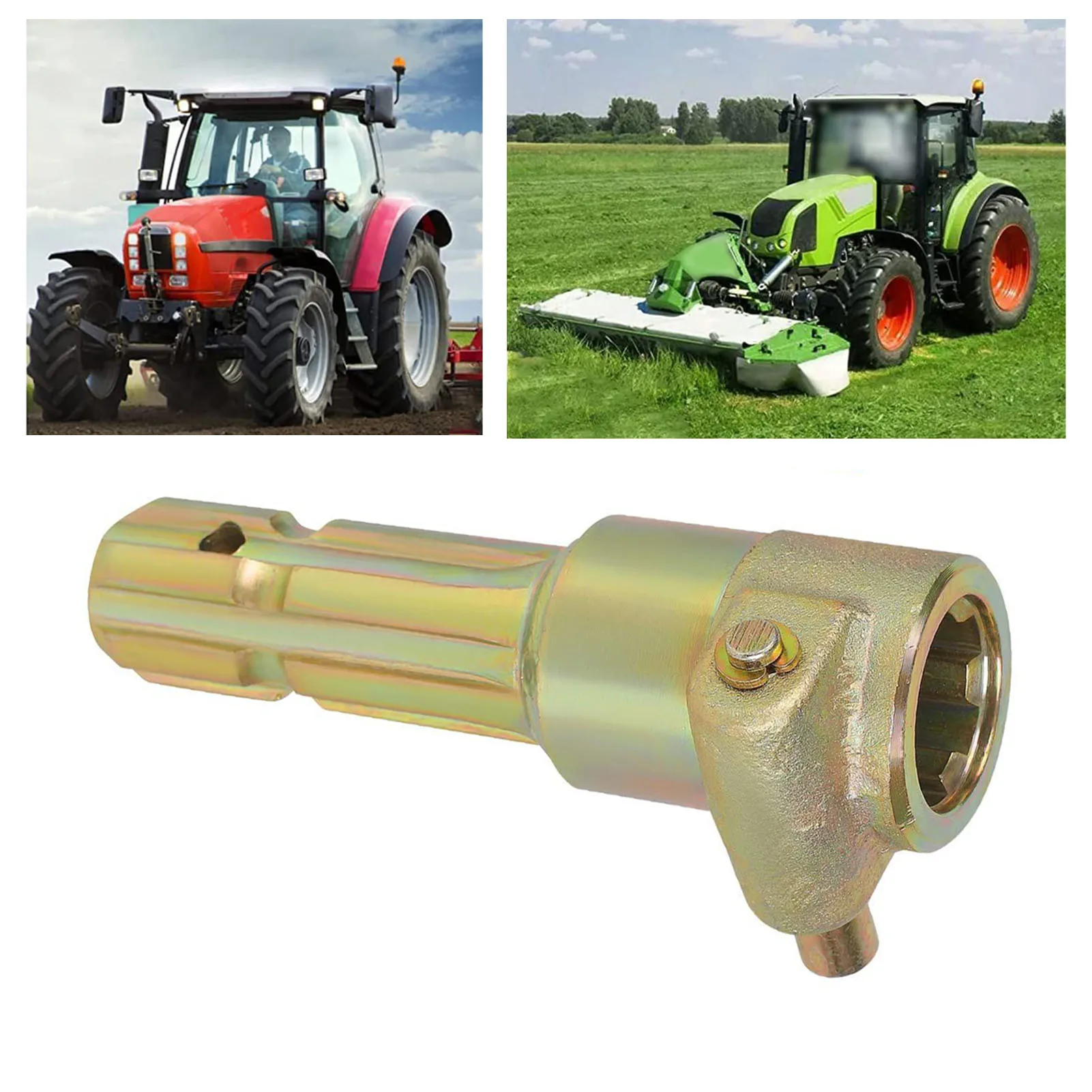 PTO Adapter Female 1 3/8in 6 Spline Male 1 3/8in 6 Spline PTO Extender for Up to 70HP Tractor