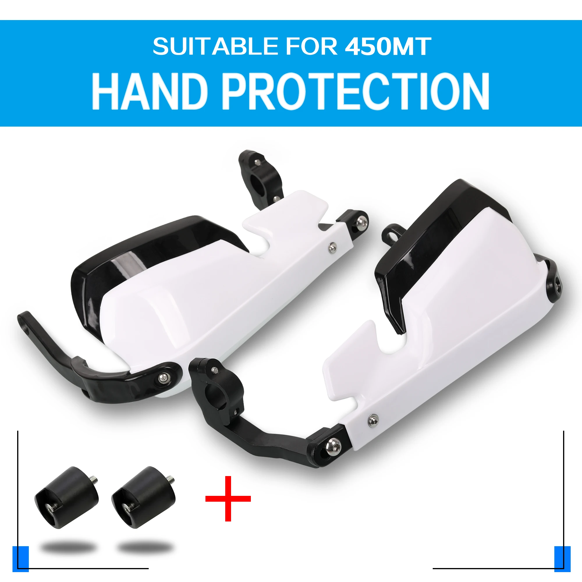Motorcycle CF450MT Hand Guards Lever Protector Handlebar new aluminum alloy Handguard Shield For CFMOTO 450MT 2024 image 3