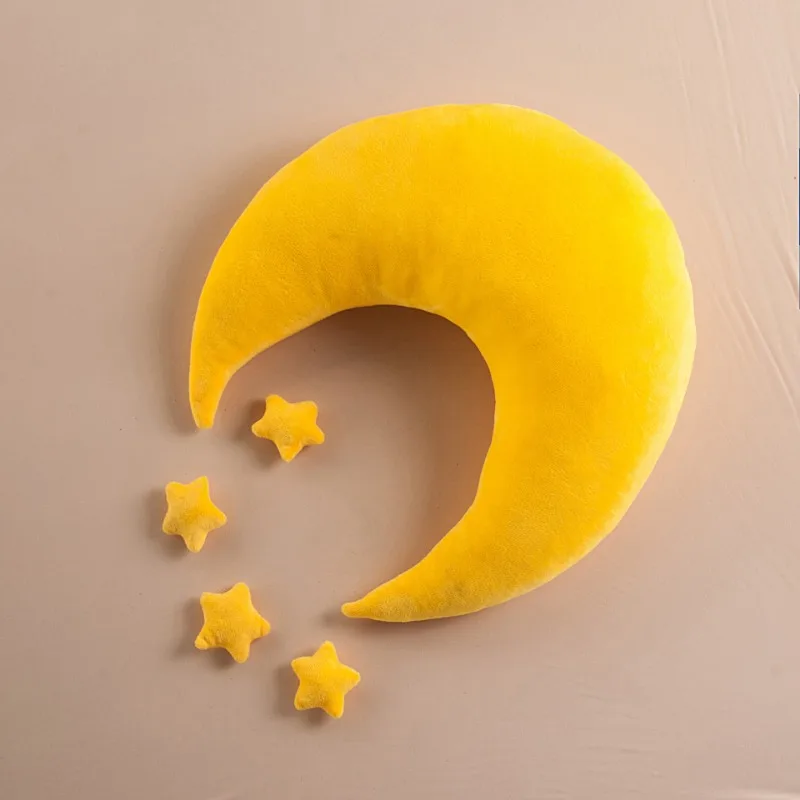 Acessórios De Fotografia Para Recien Nacidos Almohada De Luna Y Estrella Cojin De Cesta Acessórios De Fotografia Para Bebes