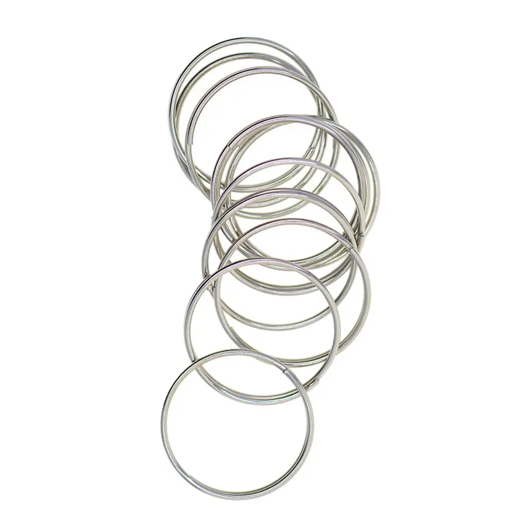 High Quality Split Key Rings Jewelry Clasp Connector Iron Loop Findings for DIY Craft Jewelry Making