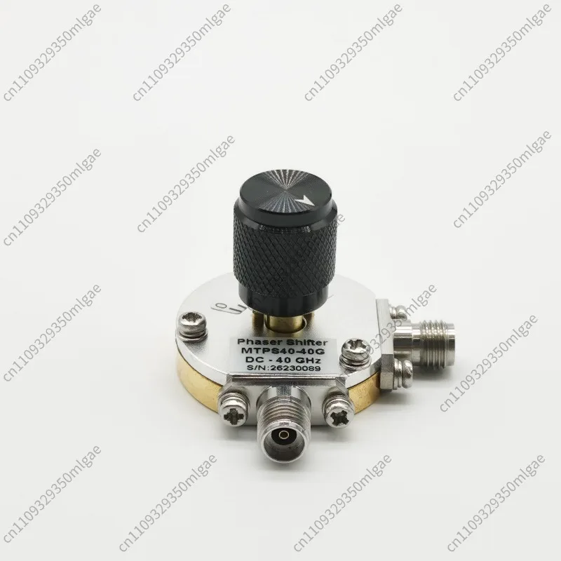 DC-40GHz 40 °/GHz 0-1200 ° RF hand adjustable continuous adjustable phase shifter with knob