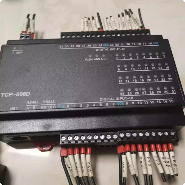 24-Channel Relay Output Module with RJ45 Ethernet TCP/IP Modbus Industrial Controller for Automation Systems