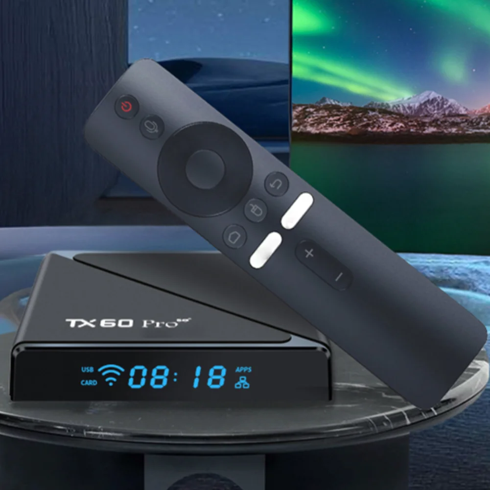 TX60 PRO صندوق التلفزيون الذكي Android16 TV Box 14K 2.4G 5G Dual WiFi6 فك التشفير مشغل وسائط الفيديو 16G + 256G H313 رباعي النواة فك التشفير #2