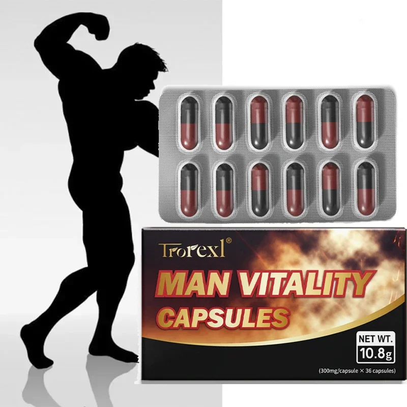 Testosterone Booster for Men, Male Enlargement Pill, Enhance Energy & Endurance, Muscle Growth Supplement