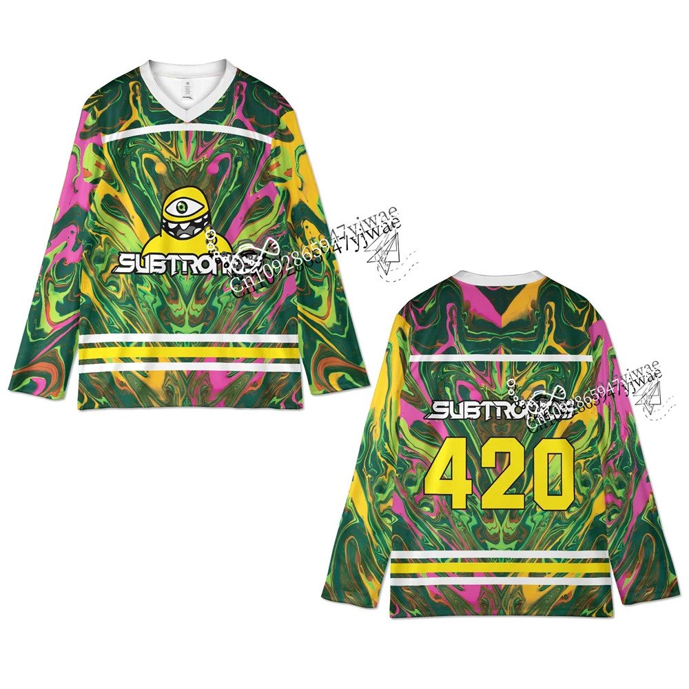 DJ Subtronics 2026 Fibonacci Musikfestival Trikots Monster Hockey Shirt Atmungsaktive Streetwear Oberteile Herren Damen T-Shirt Tee – Detail 7